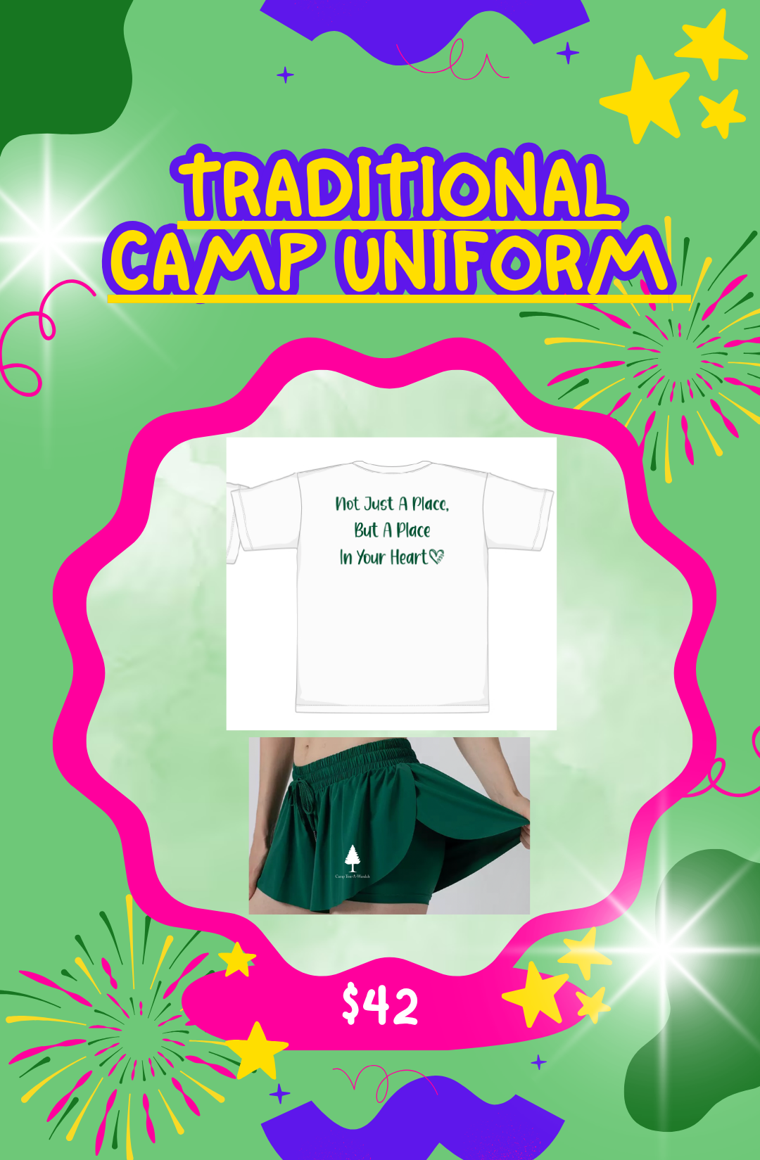New '26 Traditional Camp Uniform with Shorts